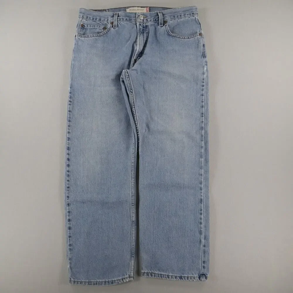 Vintage Y2K Levi’s 505 Regular Fit Straight Leg (36 x 29) Blue Jeans Streetwear